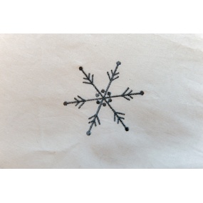 Copripiumino bianco fiocchi grigio