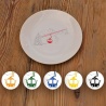 Dinner plates with Cable car (Pack of 6)