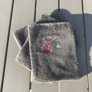 Guanto doccia funivia grigio (x3)