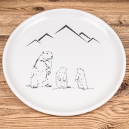 Marmots dinner plates (pack de 6)