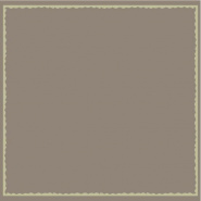 Funda de almohada gris pardo - borde beige 65x65cm