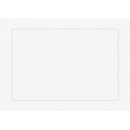 Funda de almohada color crema - borde gris 65x65cm