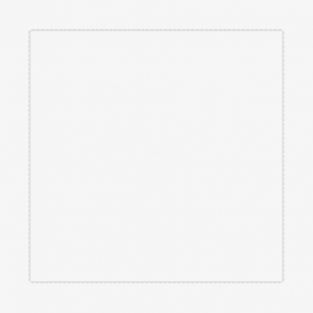 Taie d'oreiller écru brodée gris carrée