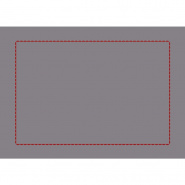 Federa  65x100 cm Grigio-rosso