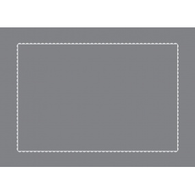 Federa rettangolare grigia