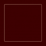 fedara cioccolato con ricamata écru 65x65 cm