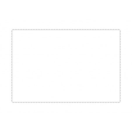 Taie d'oreiller 65x100cm Blanc - Gris