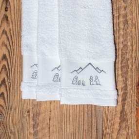 Guest Towel with Marmots...
