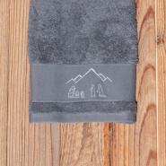 Asciugamano da bagno Marmotta grigio 50x100cm