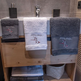 Telo de bagno sciatore 70x140 cm