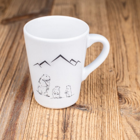 Mug with Marmots (pack of 6)