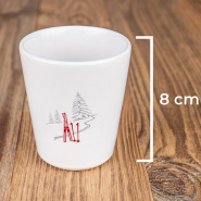 Coffee cup with ski (Pack of 6)