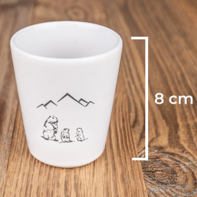 Coffee cup with Marmots (Pack of 6)