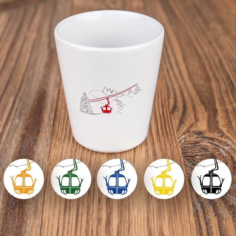 Tasse à café Télécabine (Pack de 6)