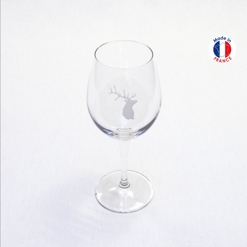 Verre à vin Cerf blanc