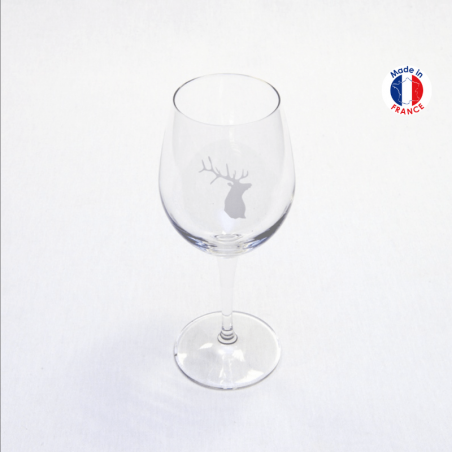 Verre à vin Cerf blanc