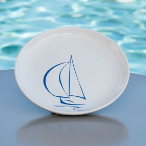 Sailboat dessert plates...