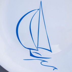 Sailboat dinner plates (pack of 6)
