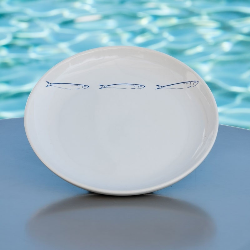 Fish dessert plates (Pack of 6)