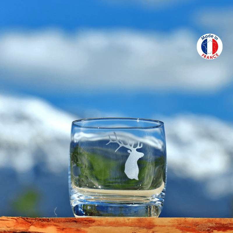 Verre à eau Cerf blanc  (par 6)