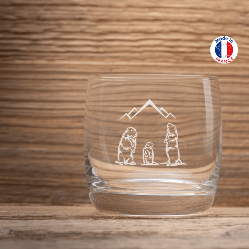 Verre à eau marmotte (pack de 6)