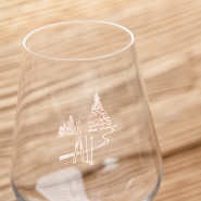Bicchiere da degustazione Traccia di sci (x6)