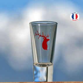 Red deer shot glass  (pack...