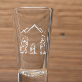 Shot glasses with marmots (pack of 6)