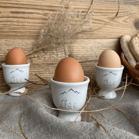 Egg cups with Marmots (Pack of 6)