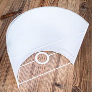 Photo du système de fixation de l'applique Skieur de fond