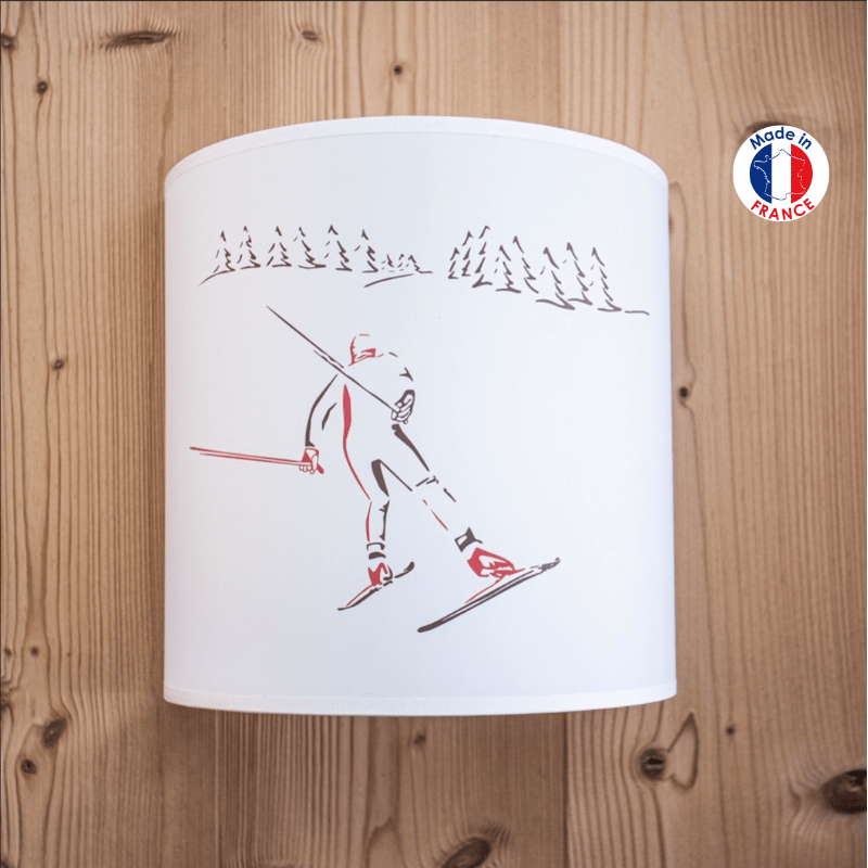 Lámpara de pared Esquiador de fondo (Gran modelo)