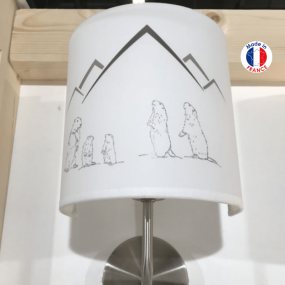 Wall light with Marmots...