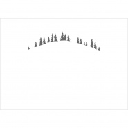 Federa Foresta di abeti montagna rettangolare