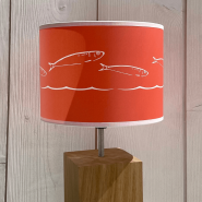 Orange fish lamp
