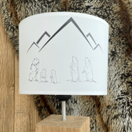 Marmots lampshade