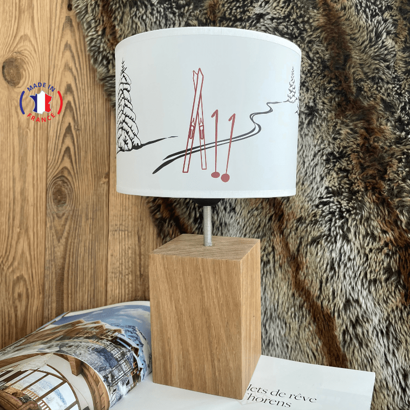 Lampe ski rouge