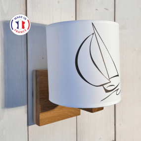 Lampada da parete barca