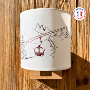 Cable car wall light + lamp wall bracket
