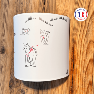 Lámpara de pared Perros de Trineo (Gran modelo)