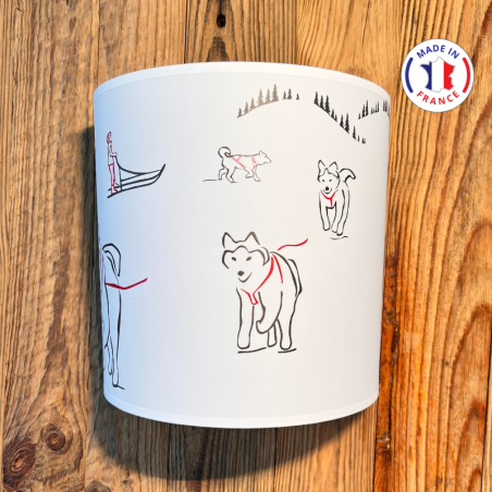 Applique Chien de traineau grand modèle