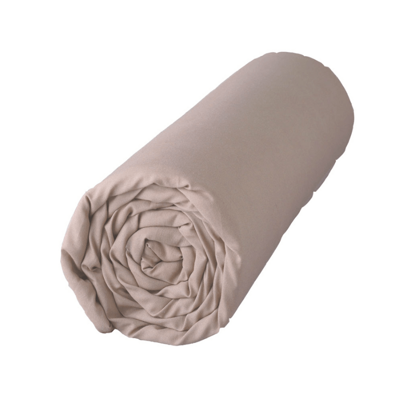 Drap de dessous Uni Taupe