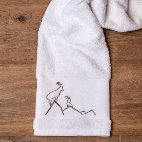 Serviette de toilette Bouquetin