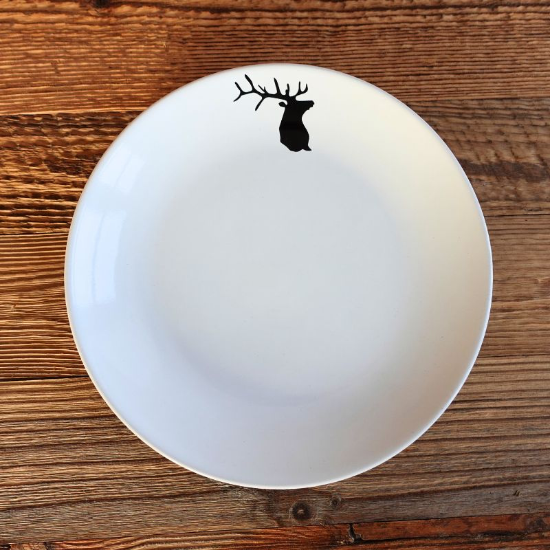 Assiette plate Cerf