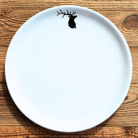 Deer mountain serving dish