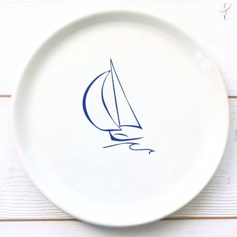 Plat de service Bateau