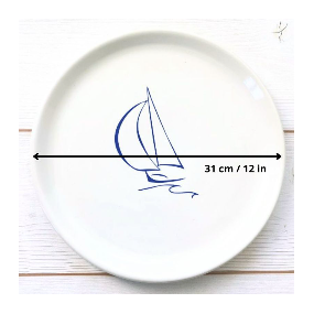 Sailboat Serving Platter