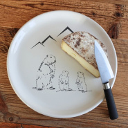 Piatto da portata di montagna con Marmotta