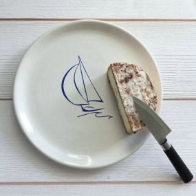 Sailboat Serving Platter