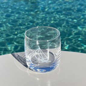 Seaside Water Glass with...