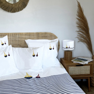 Duvet cover with Seaside Buoys